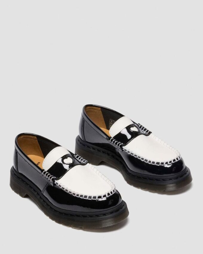 Mocassins Penton Heart bicolores en cuir Arcadia Rub Off Mocassins Penton Heart bicolores en cuir Arcadia Rub Off