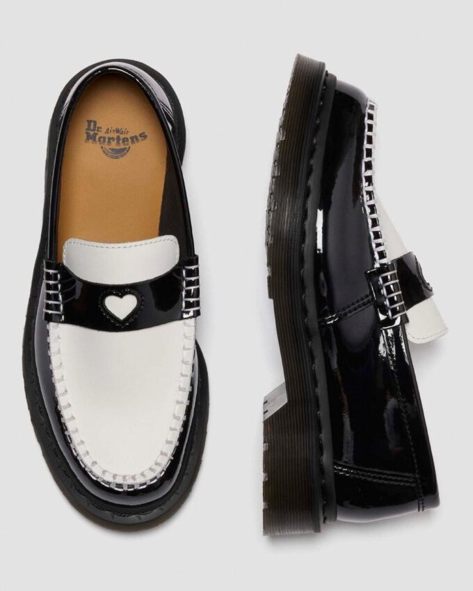 Mocassins Penton Heart bicolores en cuir Arcadia Rub Off Mocassins Penton Heart bicolores en cuir Arcadia Rub Off