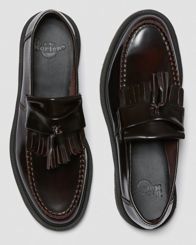 Mocassins à pompons en cuir Adrian Arcadia Leather