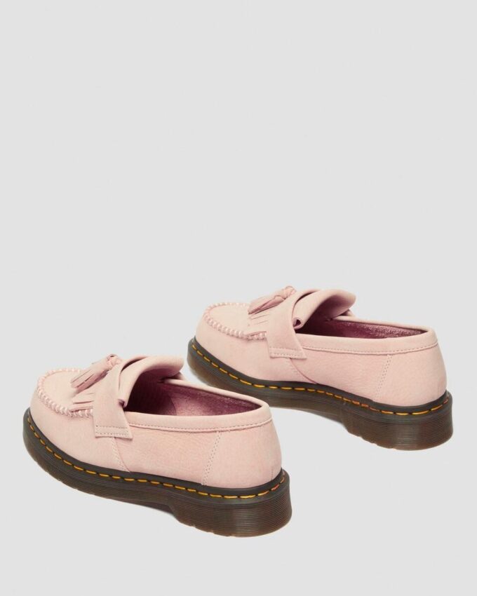 Mocassins à pompons en cuir nubuck Adrian Mocassins à pompons en cuir nubuck Adrian