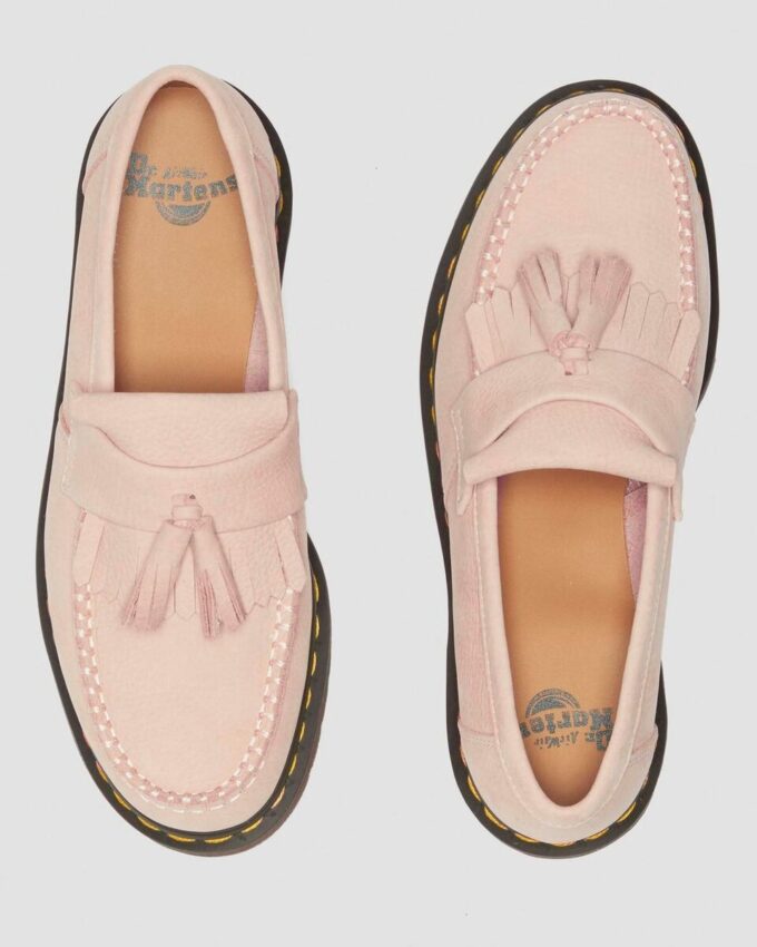 Mocassins à pompons en cuir nubuck Adrian Mocassins à pompons en cuir nubuck Adrian