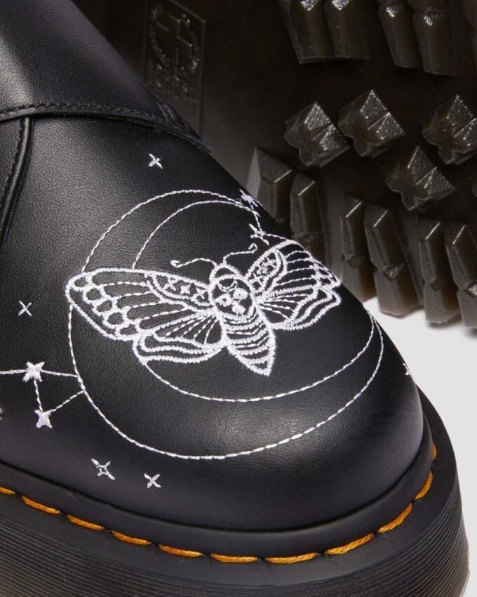 MONK CELESTIAL MOTH Chaussures à plateforme en cuir MONK CELESTIAL MOTH Chaussures à plateforme en cuir