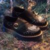 MONK CELESTIAL MOTH Chaussures à plateforme en cuir MONK CELESTIAL MOTH Chaussures à plateforme en cuir
