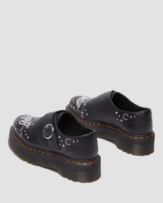 MONK CELESTIAL MOTH Chaussures à plateforme en cuir MONK CELESTIAL MOTH Chaussures à plateforme en cuir