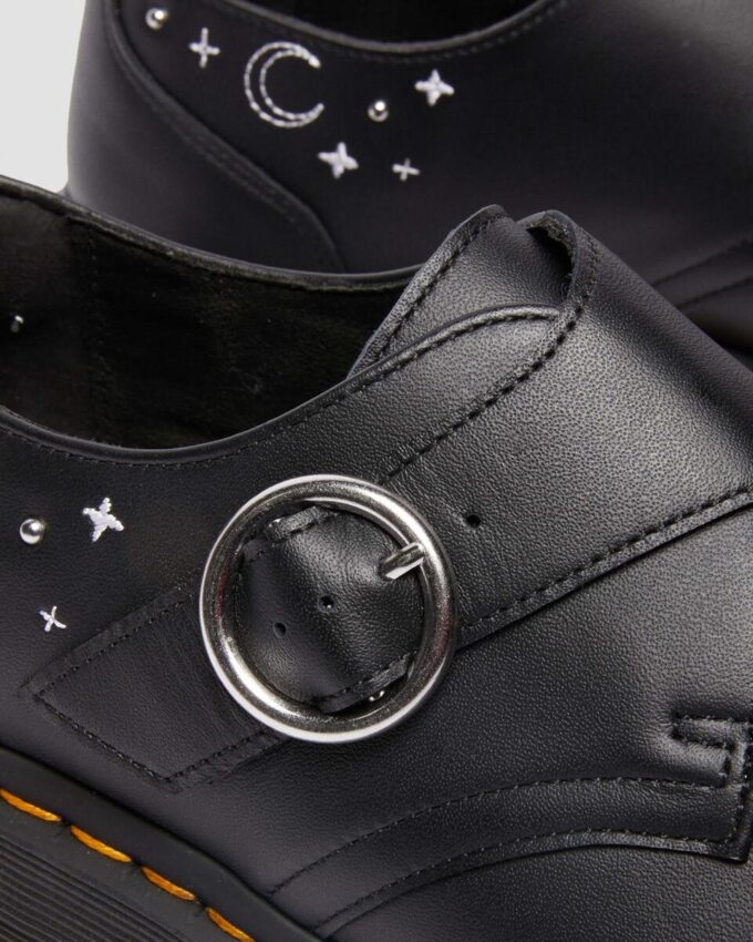MONK CELESTIAL MOTH Chaussures à plateforme en cuir MONK CELESTIAL MOTH Chaussures à plateforme en cuir
