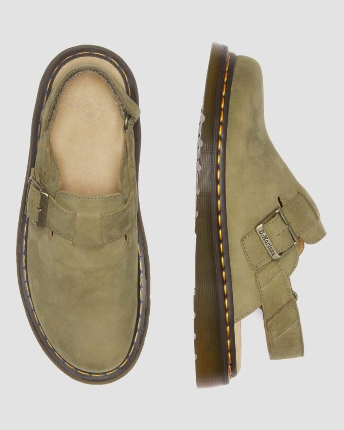 Mules à bride arrière en cuir nubuck vieilli Jorge II Mules à bride arrière en cuir nubuck vieilli Jorge II