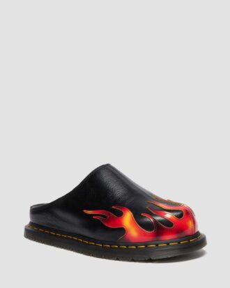 Mules en cuir San Flame