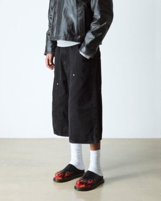 Mules en cuir San Flame