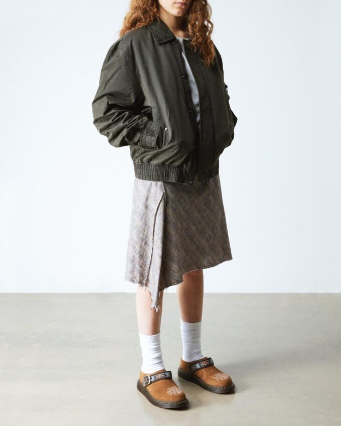 Mules Isham en daim et jacquard Mules Isham en daim et jacquard