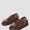 Mules Isham en daim et jacquard Mules Isham en daim et jacquard
