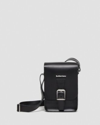 Sac à bandoulière vertical en cuir