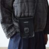 Sac à bandoulière vertical en cuir Sac à bandoulière vertical en cuir
