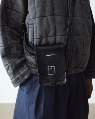 Sac à bandoulière vertical en cuir