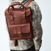 Sac à dos en cuir Ambassador Leather Sac à dos en cuir Ambassador Leather