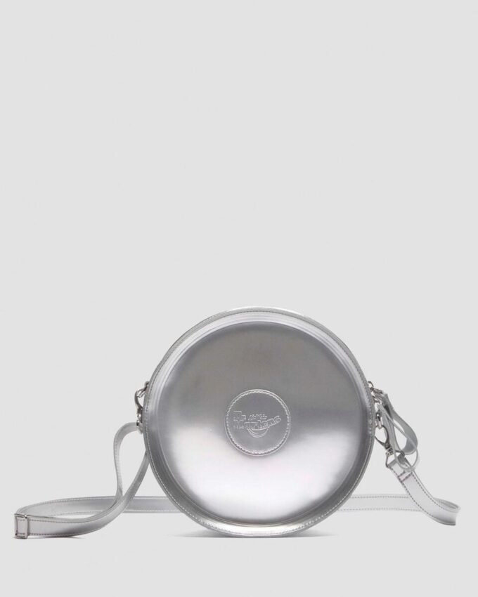 Sac à dos rond en cuir verni Lamper Sac à dos rond en cuir verni Lamper