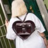 Sac à dos vegan en forme de cœur Sac à dos vegan en forme de cœur