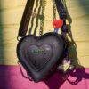 Sac en cuir BT21 Mini Heart Sac en cuir BT21 Mini Heart