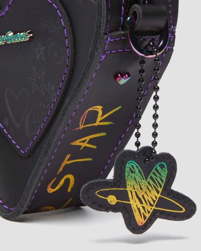 Sac en cuir BT21 Mini Heart Sac en cuir BT21 Mini Heart