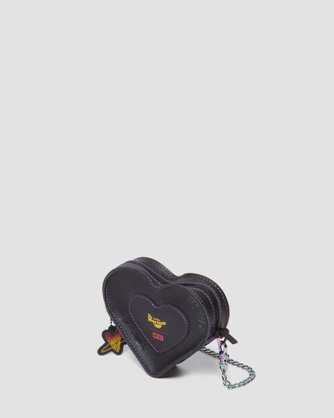 Sac en cuir BT21 Mini Heart Sac en cuir BT21 Mini Heart