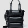 Sac fourre-tout en cuir Sac en cuir rembourré Sac fourre-tout en cuir Sac en cuir rembourré