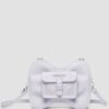 Sac à nœud lavande givré Sac en cuir Kiev Sac à nœud lavande givré Sac en cuir Kiev