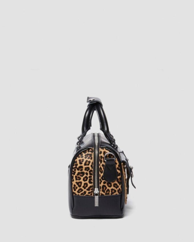 Sac à poignée supérieure imprimé léopard Hair On Sac à poignée supérieure imprimé léopard Hair On