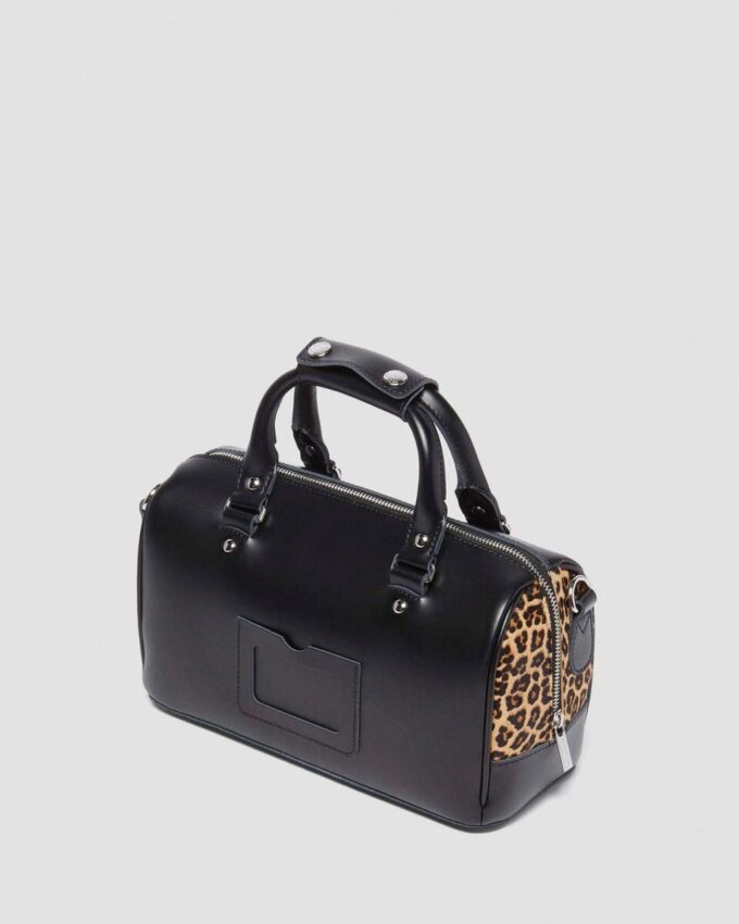 Sac à poignée supérieure imprimé léopard Hair On Sac à poignée supérieure imprimé léopard Hair On
