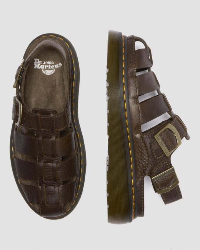 Sandales de pêcheur en cuir Wrenlie Grizzly Sandales de pêcheur en cuir Wrenlie Grizzly