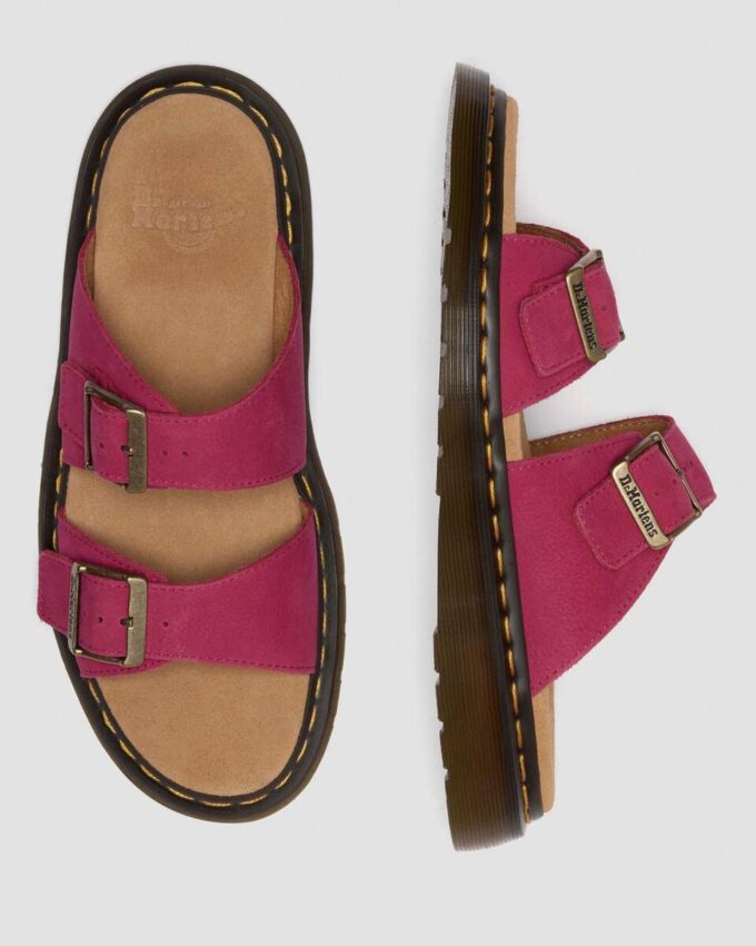 Sandales à enfiler en cuir nubuck JOSEF Sandales à enfiler en cuir nubuck JOSEF