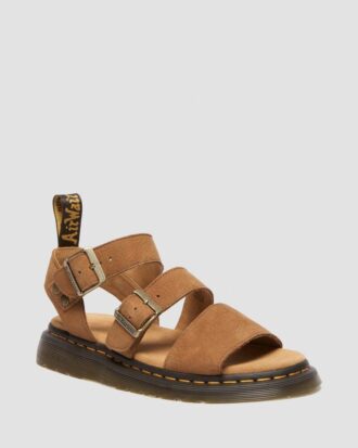 Sandales Gryphon en nubuck vieilli
