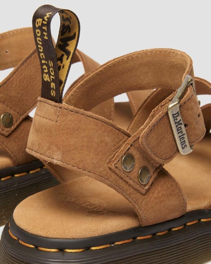 Sandales Gryphon en nubuck vieilli Sandales Gryphon en nubuck vieilli