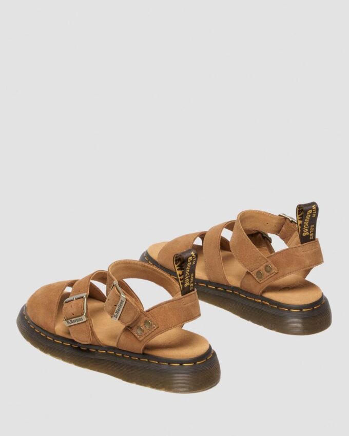 Sandales Gryphon en nubuck vieilli Sandales Gryphon en nubuck vieilli