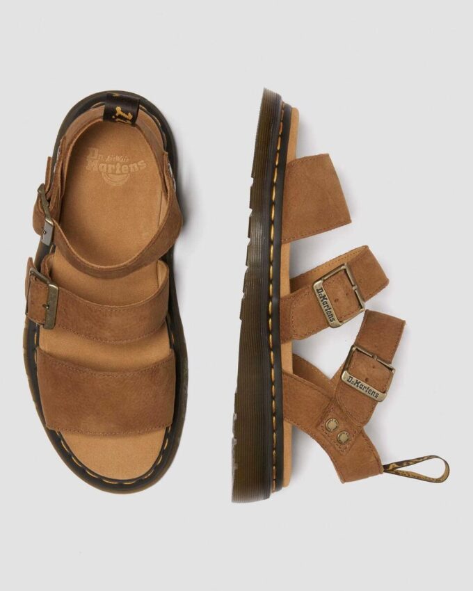 Sandales Gryphon en nubuck vieilli Sandales Gryphon en nubuck vieilli