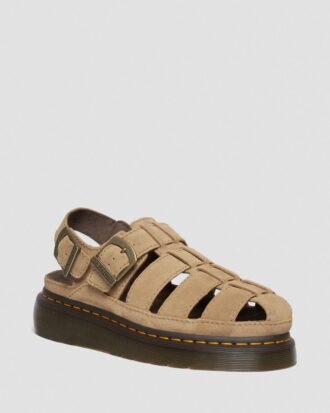 Sandales WRENLIE Bronx en daim style pêcheur