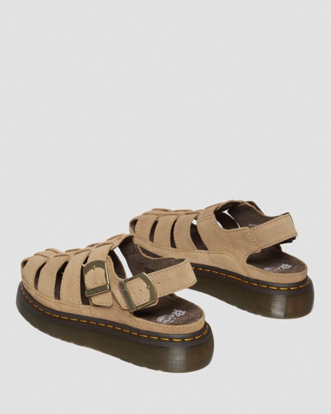 Sandales WRENLIE Bronx en daim style pêcheur Sandales WRENLIE Bronx en daim style pêcheur