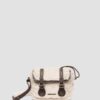 SATCHEL 7 POUCES Sacoche en cuir et fausse fourrure SATCHEL 7 POUCES Sacoche en cuir et fausse fourrure