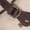 SATCHEL 7 POUCES Sacoche en cuir et fausse fourrure SATCHEL 7 POUCES Sacoche en cuir et fausse fourrure