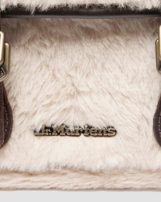 SATCHEL 7 POUCES Sacoche en cuir et fausse fourrure SATCHEL 7 POUCES Sacoche en cuir et fausse fourrure