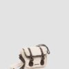 SATCHEL 7 POUCES Sacoche en cuir et fausse fourrure SATCHEL 7 POUCES Sacoche en cuir et fausse fourrure
