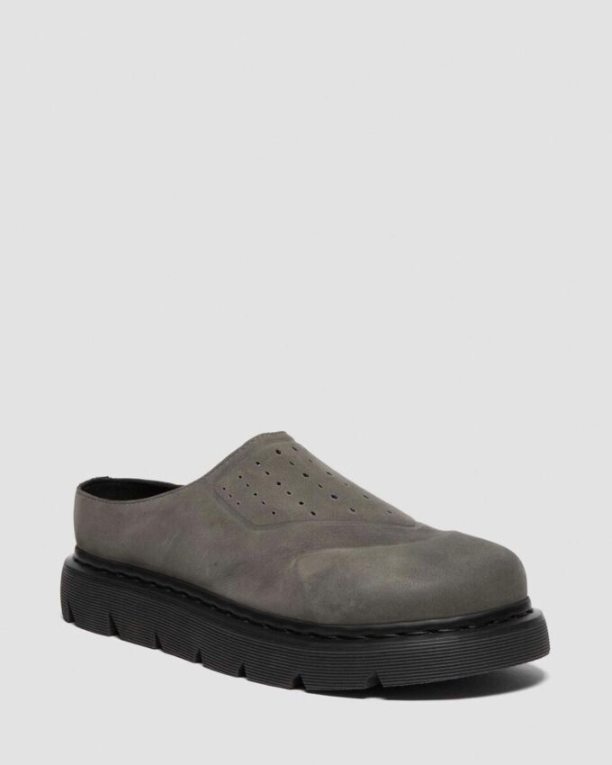 VENT XX02 Mules en cuir nubuck