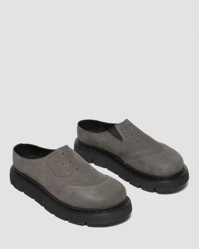 VENT XX02 Mules en cuir nubuck